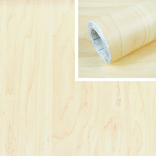Autocollant Interrupteur Effet Bois - Vinyle Découpé 84x84 Mm - Facile à Poser Et Retirer
